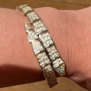 Fake Diamond wrap around bracelet